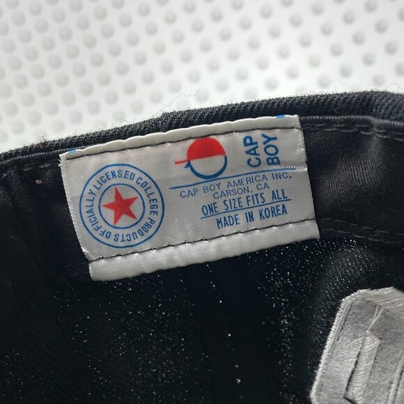 Ole Miss Rebels Snapback Hat NWT Vintage 90s Colonel Reb Korea Cap Boy BLOCK - Picture 7 of 7